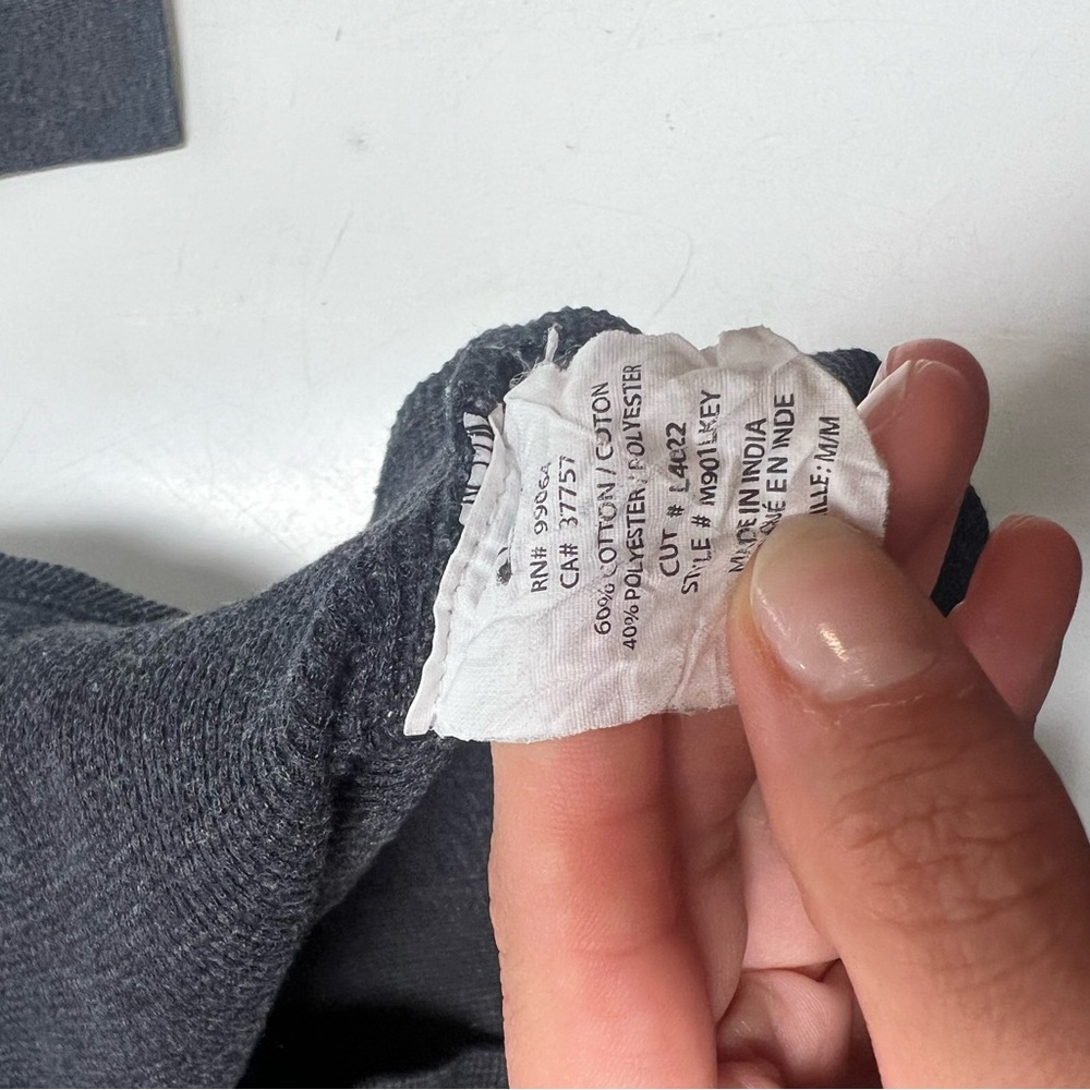 billabong women’s gray pullover  hoodie M L115-14 - Picture 5 of 6